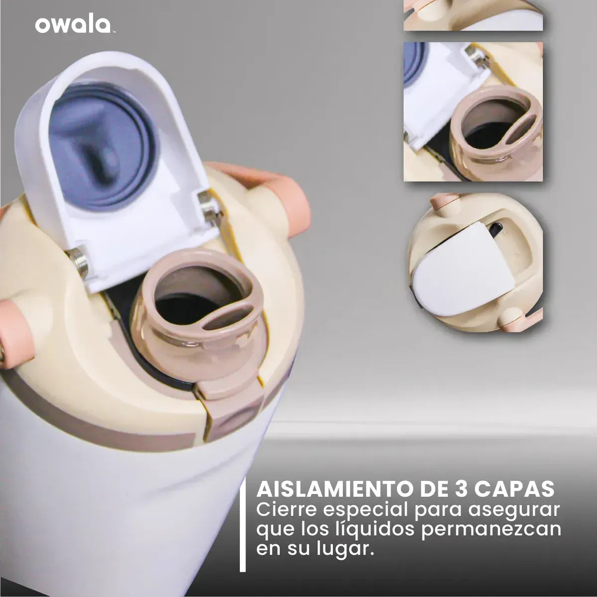 Owala Freesip Termo Botella Acero Inoxidable 890ml